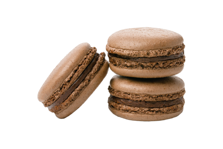  Печенье "Акульчев" Macarons шоколад, 60гр